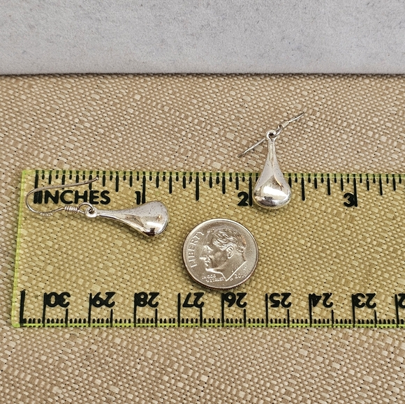 SET! Lia Sophia with 925 Teardrop Earrings & Beaded Choker SET! - Picture 6 of 14